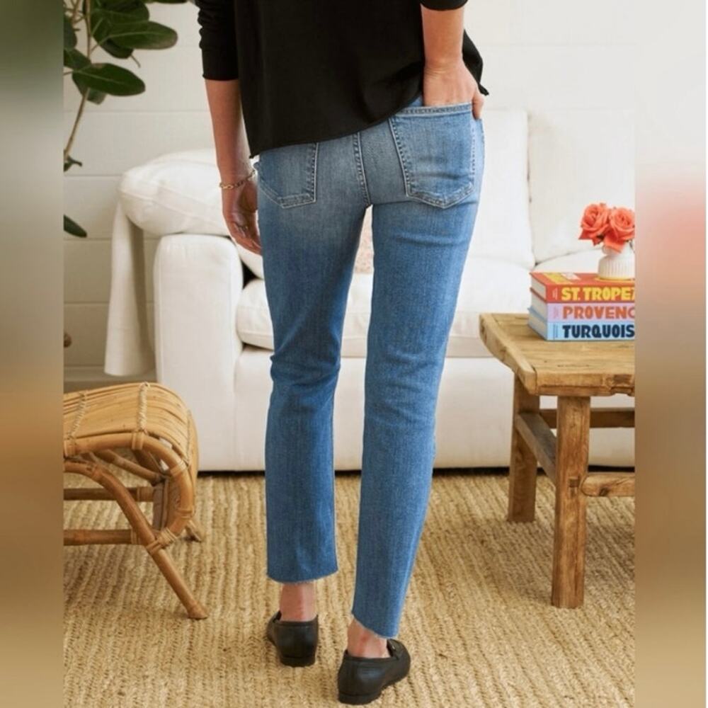 Frank & Eileen Derry High Rise Crop Jeans Classic Blue Wash Size 31 - Picture 5 of 16